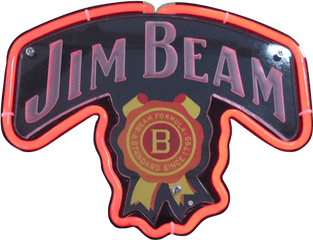 3d Neon Signs Jim Beam Sign - Neon Effect Man Solid Png