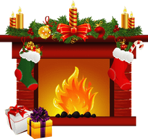 Fireplace Christmas Free HQ Image - Free PNG