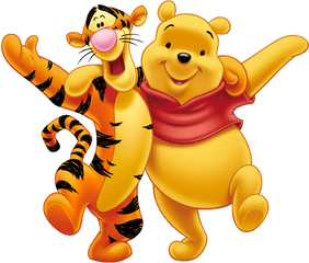 Pooh And Tigger Transparent Png - Winnie The Pooh And Tiger