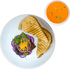 Pesto Grilled Cheese - Tomato Soup Png