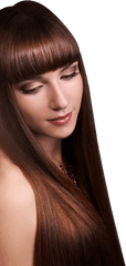 Straight Hair Model Png 1 Image - Model Hair Png