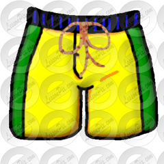 Swim Trunks Picture For Classroom Therapy Use - Great Swim Gym Shorts Png