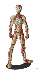 Png Iron Spiderman Transparent Image - Iron Spider Of Cartoon