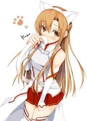 Sword Art Online Series Png Transparent Photo Real - Sword Art Online Asuna Cute