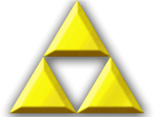 The Legend Of Zelda Clipart Triangle Symbol - Triforce Legend Of Zelda Triforce Png