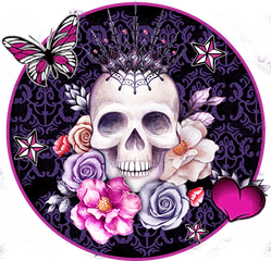 Skull Flower Themes Live Wallpapers U2013 Apps - Garden Roses Png