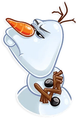 Olaf Whatsapp Stickers - Stickers Cloud Olaf Stickers Whatsapp Png