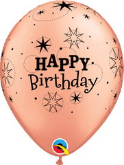 Happy Birthday Gold Png - Sparkling Rose Gold Happy Birthday Happy Birthday Rose Gold Latex