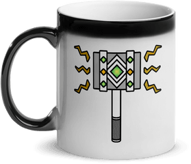 Thors Hammer Glossy Magic Mug - Dick Sucking Champion 2020 Png