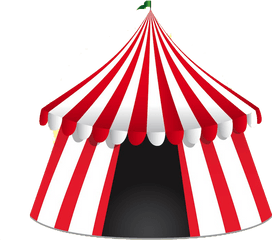 Tent Circus Clip Art - Do Not Pull The Circus Tent Png Circus Tent Transparent Background