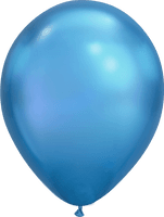 Chrome Blue Balloon Free Download PNG HQ