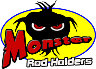 Original Monster Logo - Monster Rod Holder Company Png