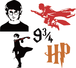 Harry Potter Clip Art Hogwarts Silhouette - Silhouette Harry Potter Quidditch Png