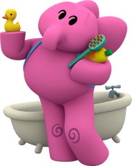 Pocoyo Elly Clipart - Pocoyo Elly Clipart Png