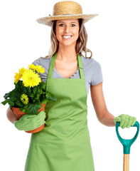 Woman Gardening - Gardener Png