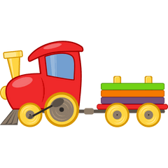 Train Clipart Png 7 Station - Clipart Toy Train