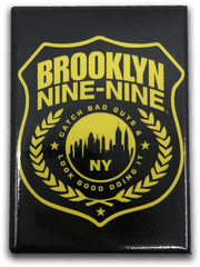 Brooklyn Nine - Nine Badge Logo Magnet Brooklyn Png