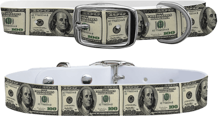 100 Dollar Bill Dog Collar - 100 Dollar Bill Png