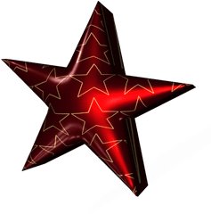 3d Christmas Star - 3d Star Png File