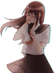 Sad Png Free Download - Sad Anime Girl Transparent Background