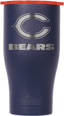 Chicago Bears Navyorange Etched Chaser 27oz - Chicago Bears Png