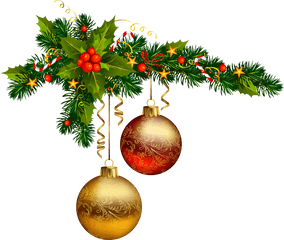 Christmas Decorating Clipart Png Image - Christmas Ornaments Png Transparent