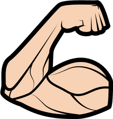 Flexing Biceps - Strong Arms Transparent Png