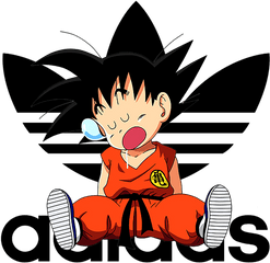 Goku Adidas Shower Curtain - Dragon Ball Z Baby Goku Png