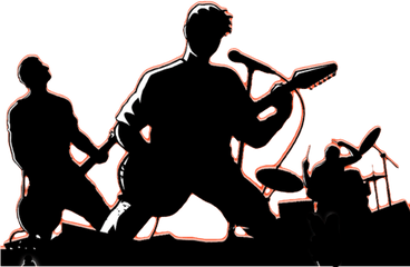 Rock Band Silhouette Transparent U0026 Png Clipart Free Download - Club