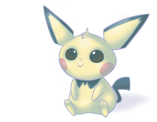 Download I Drew A Pichu Whatchu Think - Fictional Character Png