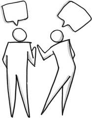 Group Of People Talking Clipart - Transparent Talking Clipart Png