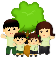 Little Family Tree A Genealogy App For - Family Tree With 2 Child Png