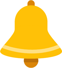 Bell Icon Youtube Transparent Png - Notification Bell Yellow Png