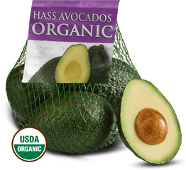 Organic Hass Avocados 3 - 5 Count Bag Walmartcom Hass Avocado Walmart Png