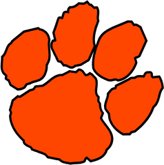 Tiger Paw Print - Rosman High School Nc Mascot Png