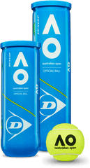 Dunlop Sports - Australian Open Tennis Balls Png