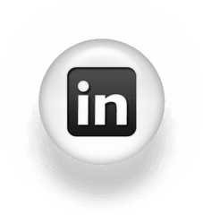 Linkedin Icon Black And White - Linked In Icon Png
