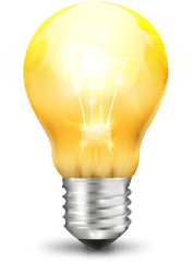 Bulb Png Images Light Led Idea Bulbs Clipart - Bright Light Bulb Png