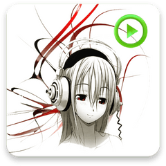 Hatsune Miku - Weekender Girl Apk 10 Anime Girl Headphone Drawing Png