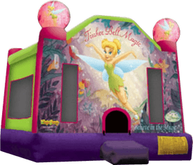 Dallas Tx Bounce Houses For Rent - Tinkerbell Bounce House Png