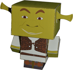 Shrek Box Character - Cartoon Png