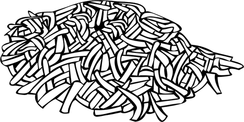 Clipart Of The Shredded Potato - Hash Browns Clip Art Png