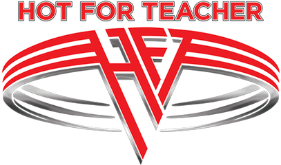 Hot For Teacher Van Halen Tribute Hftrockscom - Vertical Png