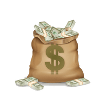 Pocketbook Money Dollar Sign Bag Vector Bank - Free PNG