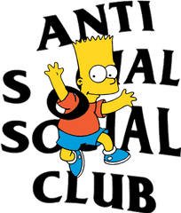 Social Work Png - Logo Anti Social Social Club