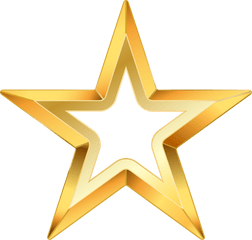 Gold Star Png Transparent Clip Art Background