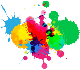 Splash Colors Png 1 Image - Transparent Background Paint Splatter Transparent