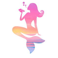 Mermaid - Silhouette Transparent Background Mermaid Png