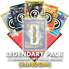 Legendary Pokemon Pack 5 Ct Poke - Collect Ultra Rare Super Rare Pokemon Cards Png