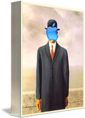 Rene Magritte Son Of Man Apple Computer - Rene Magritte The Son Of Man Png